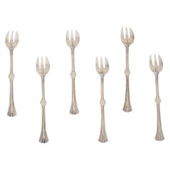 Christofle oyster forks, set of 6