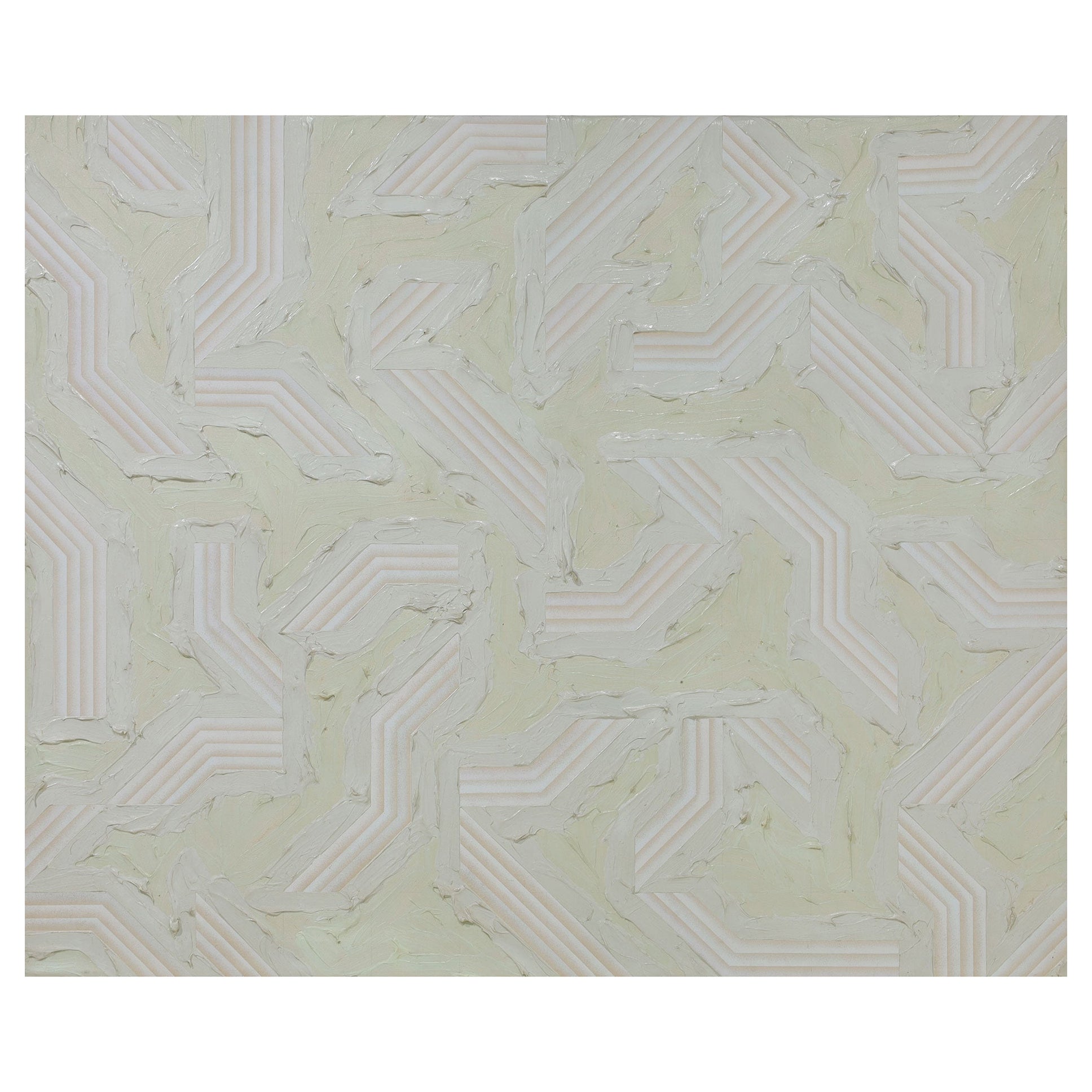 Hiroshi Murata, Acrilico su tela, data di pubblicazione: 1973. 1973, 50.25" x 60.25"