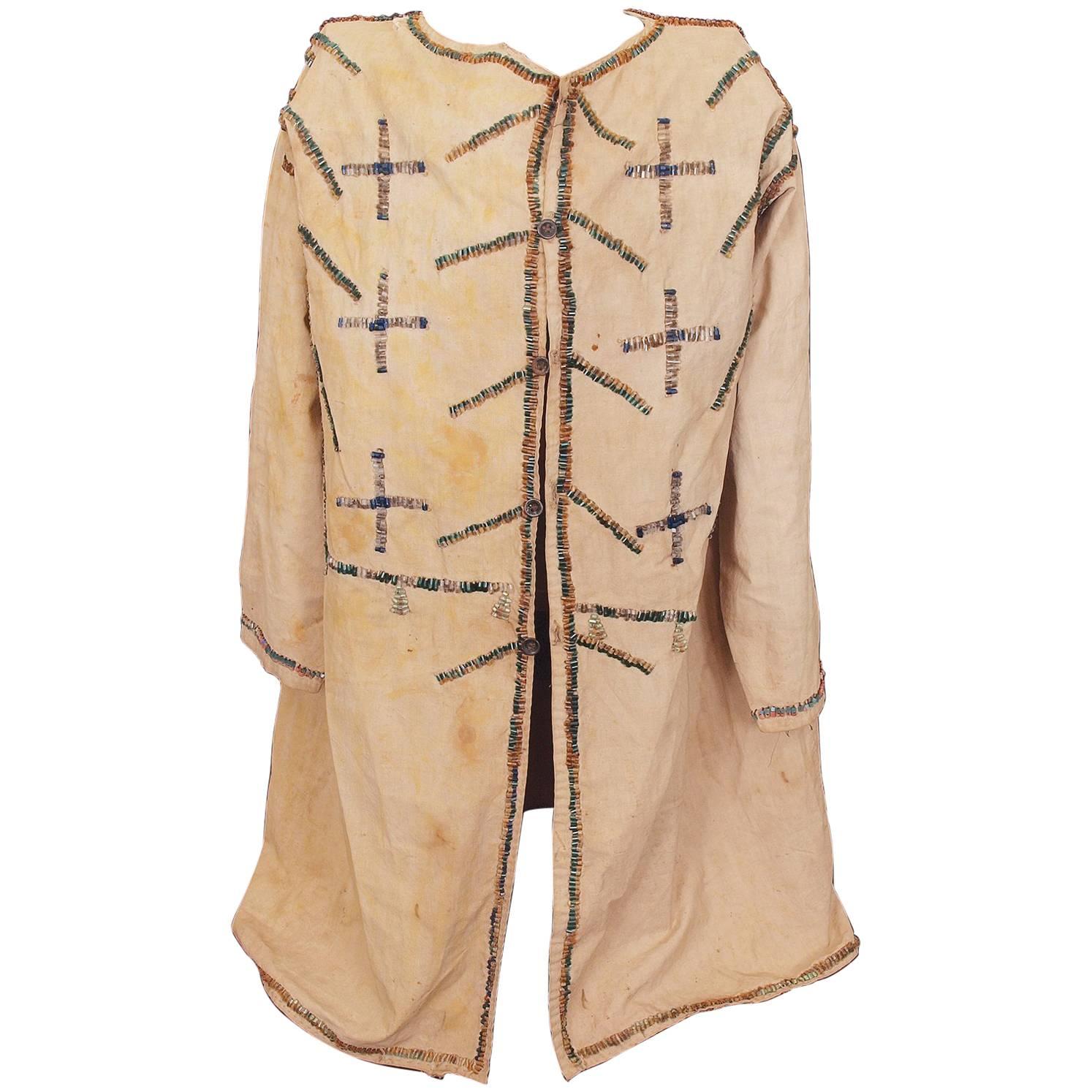Antique Native American Grass Dance Jacket, Sioux, 19th Century