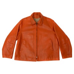 Used Yohji Yamamoto Orange Leather Jacket 1991 AW '6・1 THE MEN'