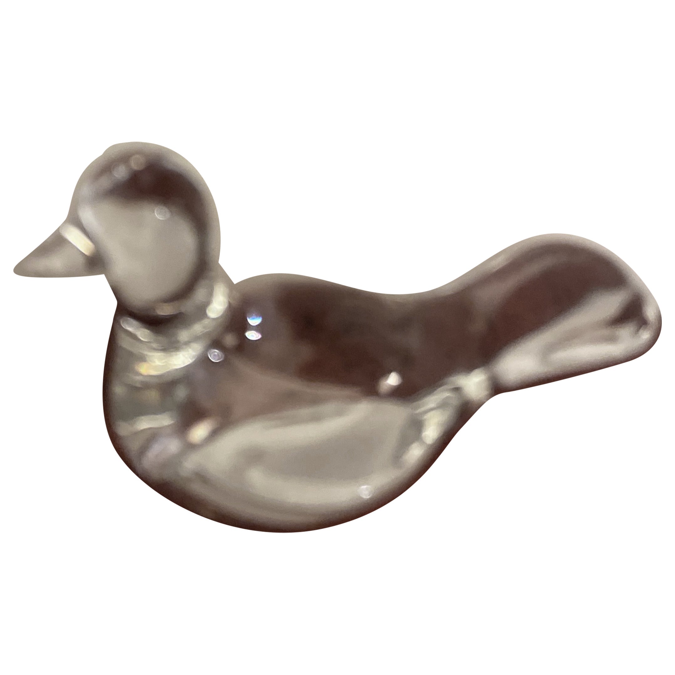 Baccarat Crystal Dove Figurine / Paperweight For Sale