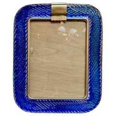 Blauer Murano-Rahmen