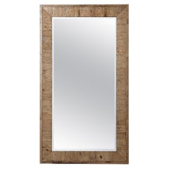 Large Rustic Oak Mirror