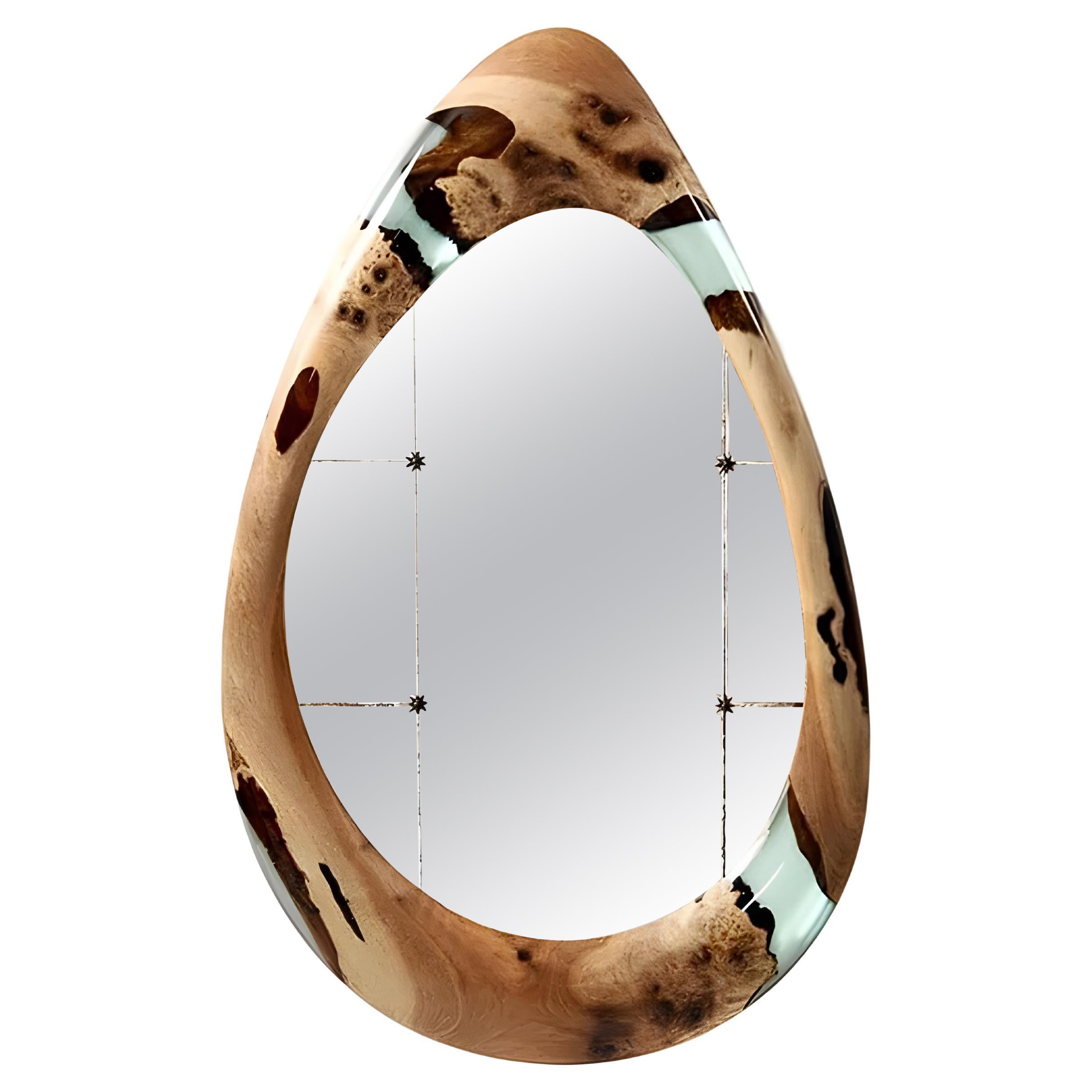 Medma Mirror: Premium Walnut Resin Mirror For Sale