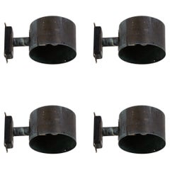 Vintage Set of 4 Copper Wall Lamps by Westal, Sweden, 1960s