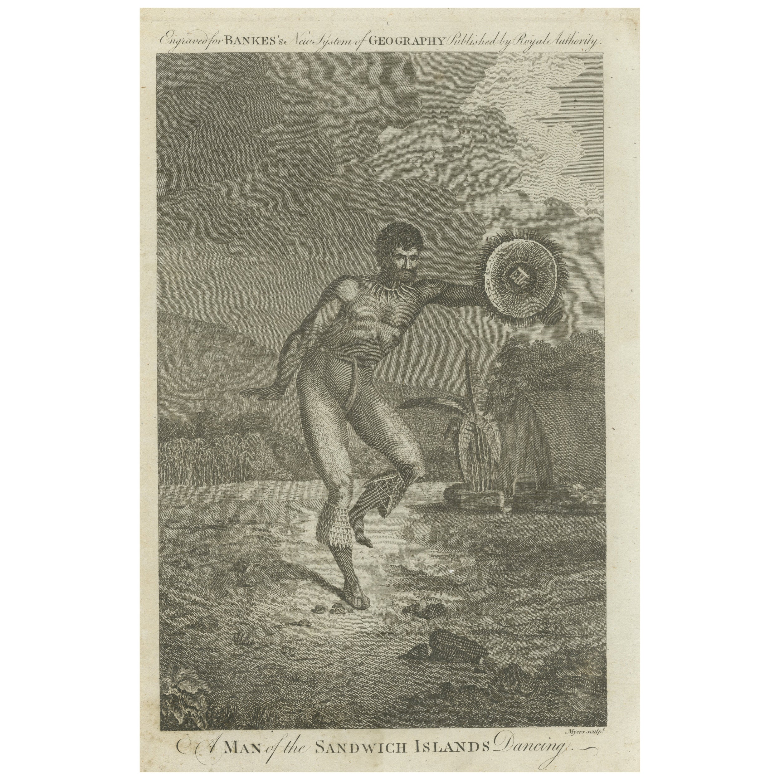 Movement and Tradition: A Sandwich Islander's Dance in the 18th Century, 1788 For Sale
