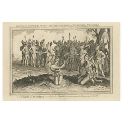 Rituals pré-battle : Le roi de Floride et son magique, vers 1780