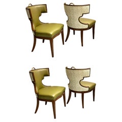 Jeffrey Bilhuber Set of 4 Dining  Occasional Chairs 