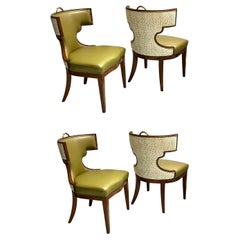 Jeffrey Bilhuber Set of 4 Dining  Occasional Chairs