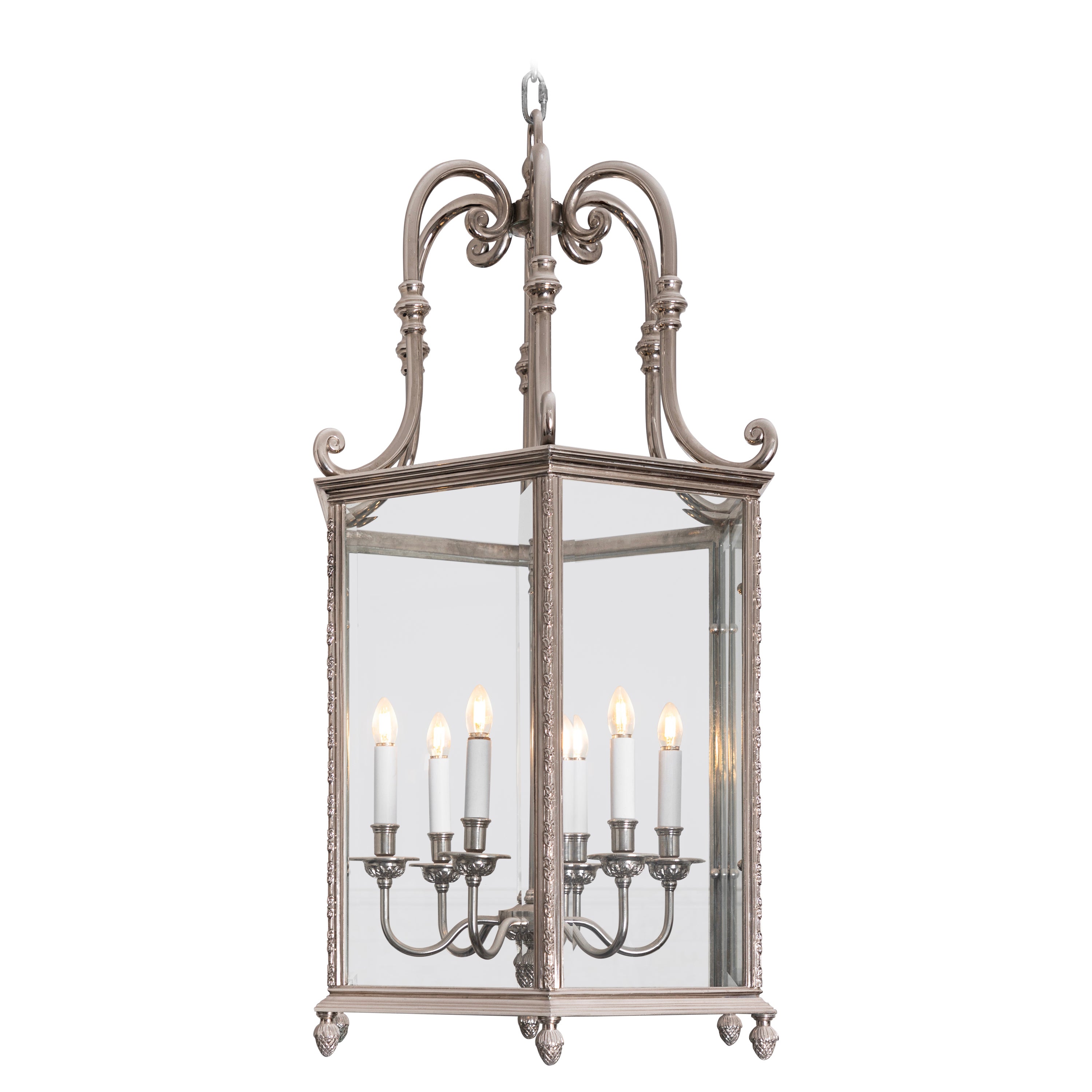 French Neoclassical Hanging Lantern For Sale