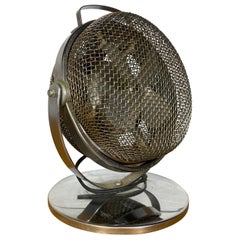 Antique Machine Age / Art Deco Electric Fan / Heater by ORLI.