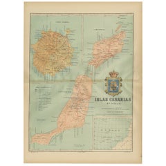 Antique Volcanic Eden: The Canary Islands’ Tapestry of Land and Sea in 1902