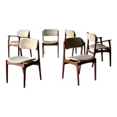Mid-Century Model 49 Dining Chairs by Erik Buch