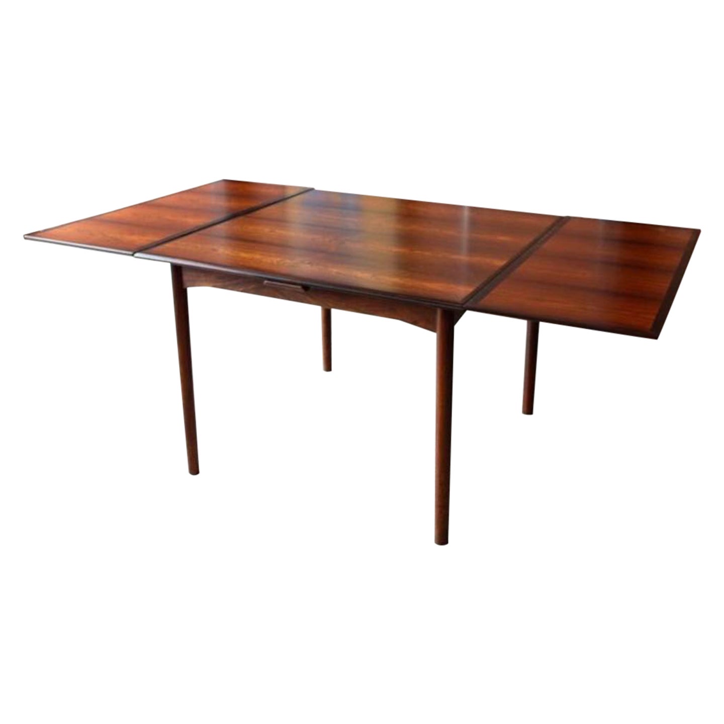 1960s Brazilian Rosewood Dining Table Made in Denmark For Sale