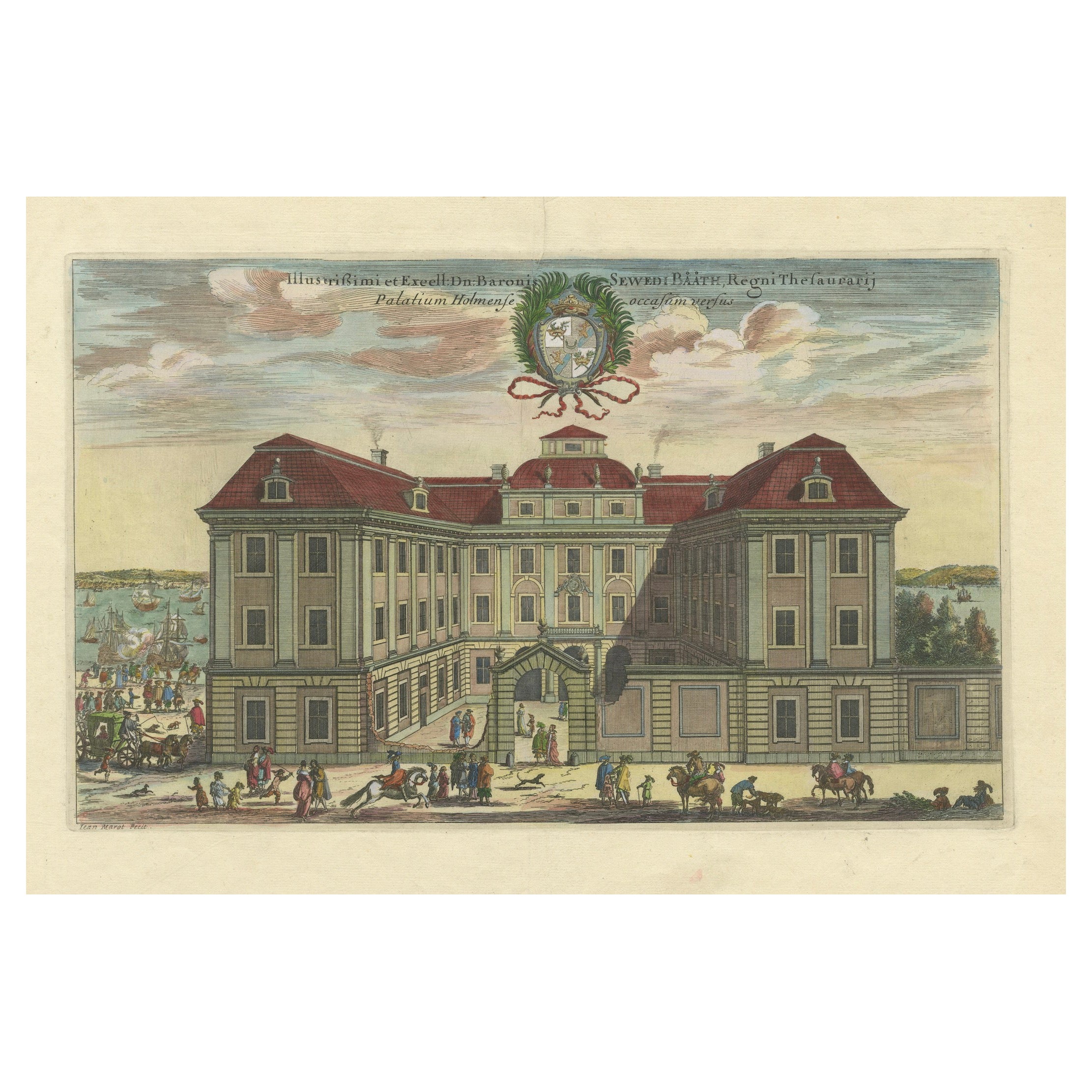 The Bååtska Palatset : Un trésor de Stockholm par Dahlbergh, 1707