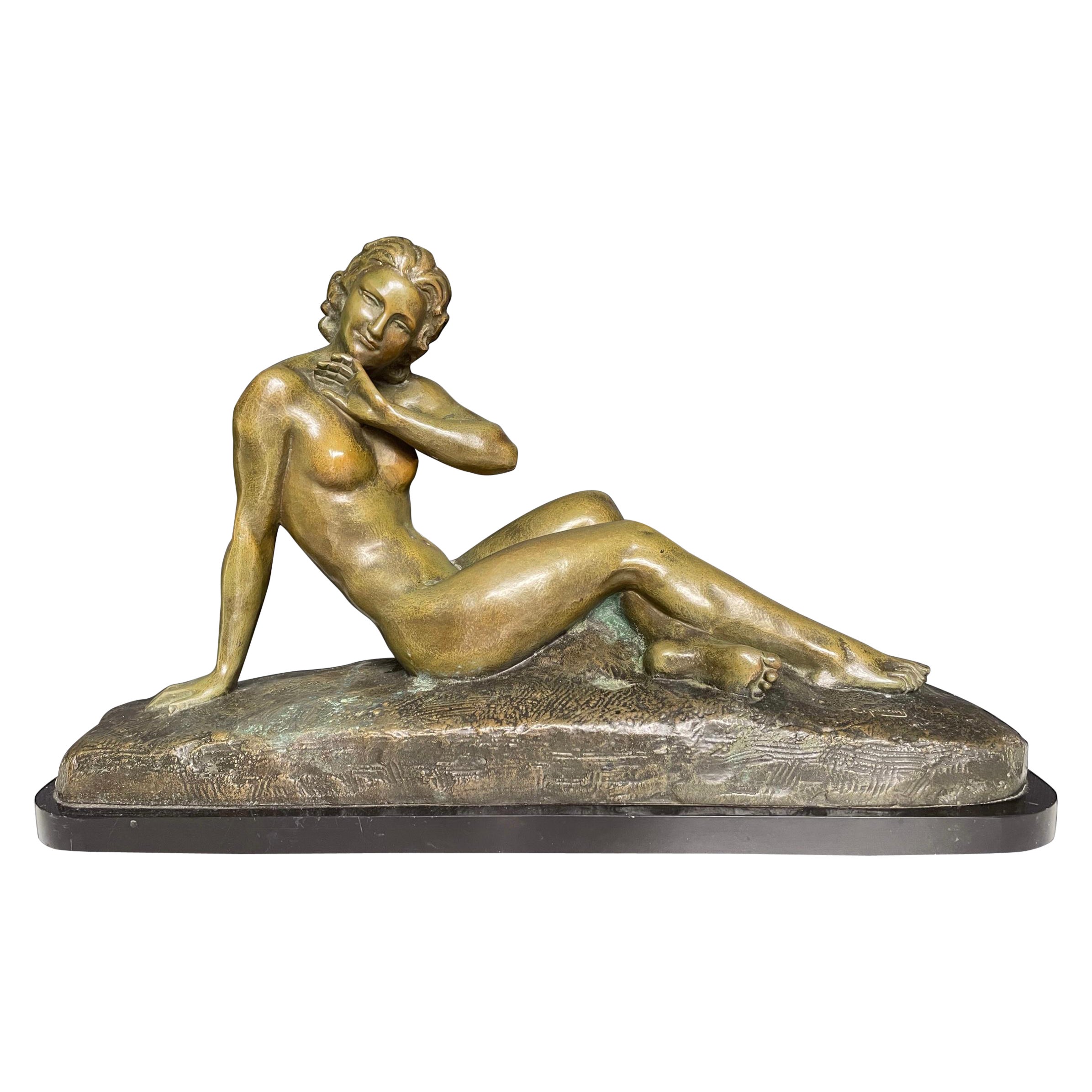 Art Deco Bronze by Ugo Cipriani For Sale