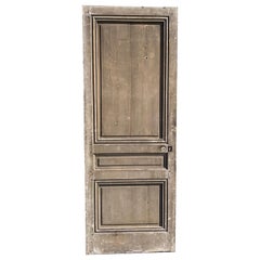 French 19th Century Carved Paneled Door