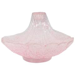 Vintage Midcentury Venetian Pink Shell Dish