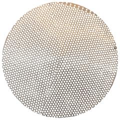 Industrial Style Perforated Wall Sculpture
