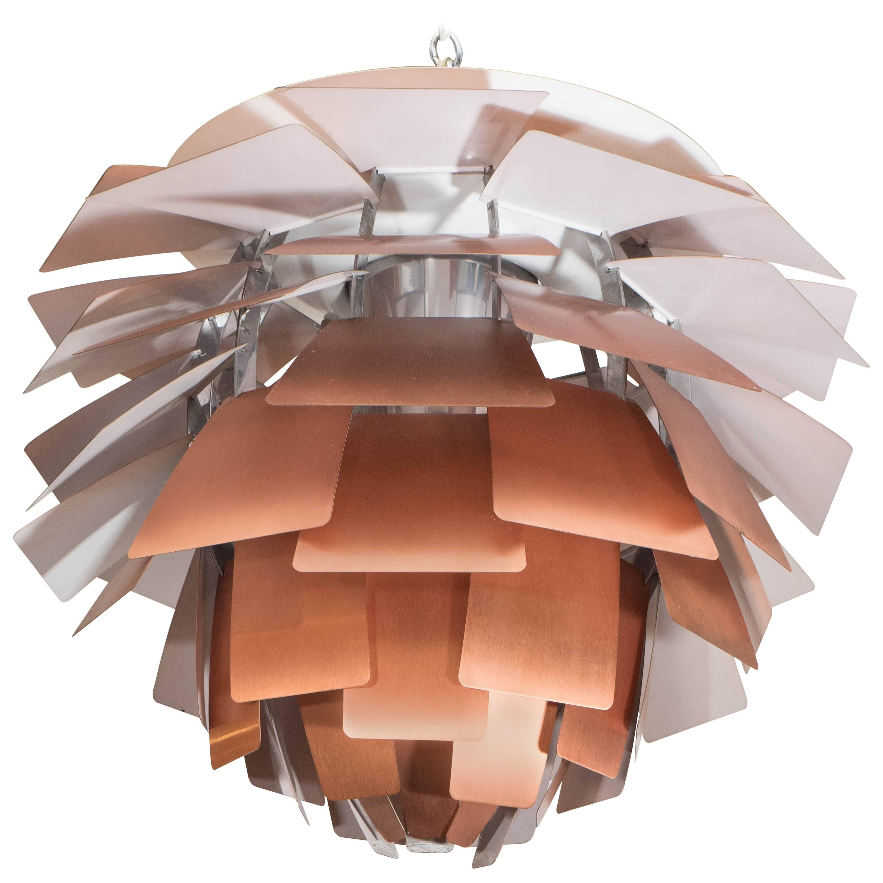 Poul Henningsen 'PH Artichoke Lamp' in Copper for Louis Poulsen