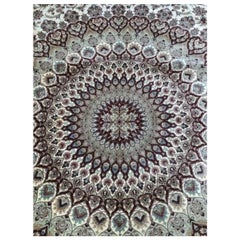 Very Fine Large Persian Silk Qum Rug 14.7' x 21.4'