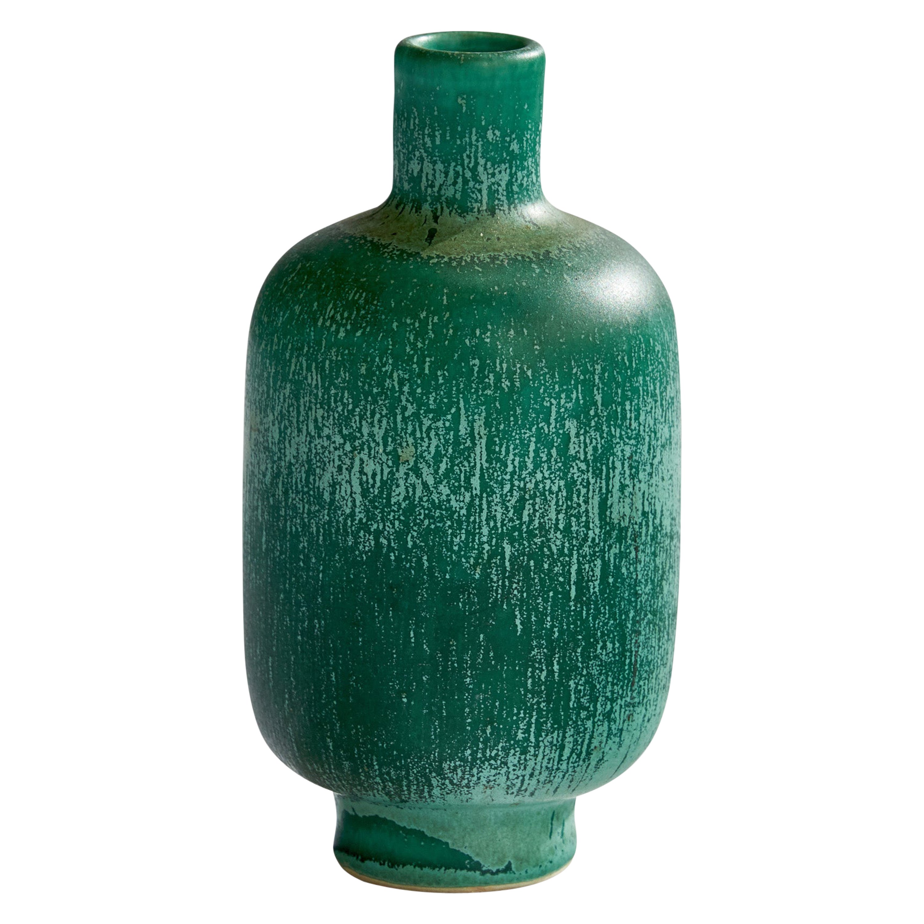 Swedish Designer, Vase, Ceramic, Sweden, 1950s For Sale