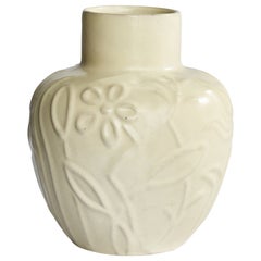 Vase en faïence de Upsala Ekeby, Suède, années 1930