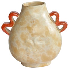 Upsala Ekeby, Vase, Steingut, Schweden, 1930er Jahre