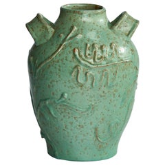 Vintage Nittsjö, Vase, Ceramic, Sweden, 1930s
