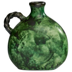 Erik Mornils, Vase, Steingut, Schweden 1930er Jahre