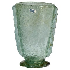 Vintage Ture Berglund, Vase, Glass, Sweden, 1940s