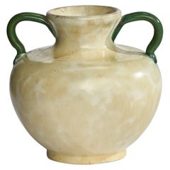 Upsala Ekeby, Vase, Steingut, Schweden, 1930er Jahre