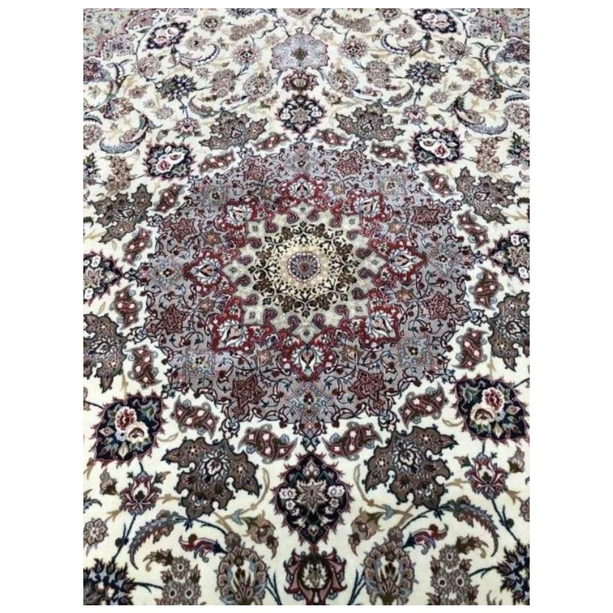 Feiner persischer Isfahan-Teppich 10' x 13' aus Persien
