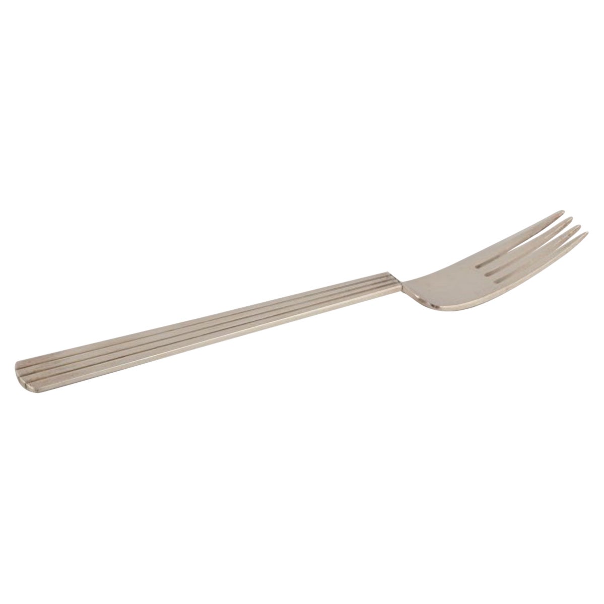 Georg Jensen Bernadotte dinner fork in sterling silver.