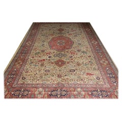 Feiner persischer Täbris-Teppich aus Täbris - 9' x 12'