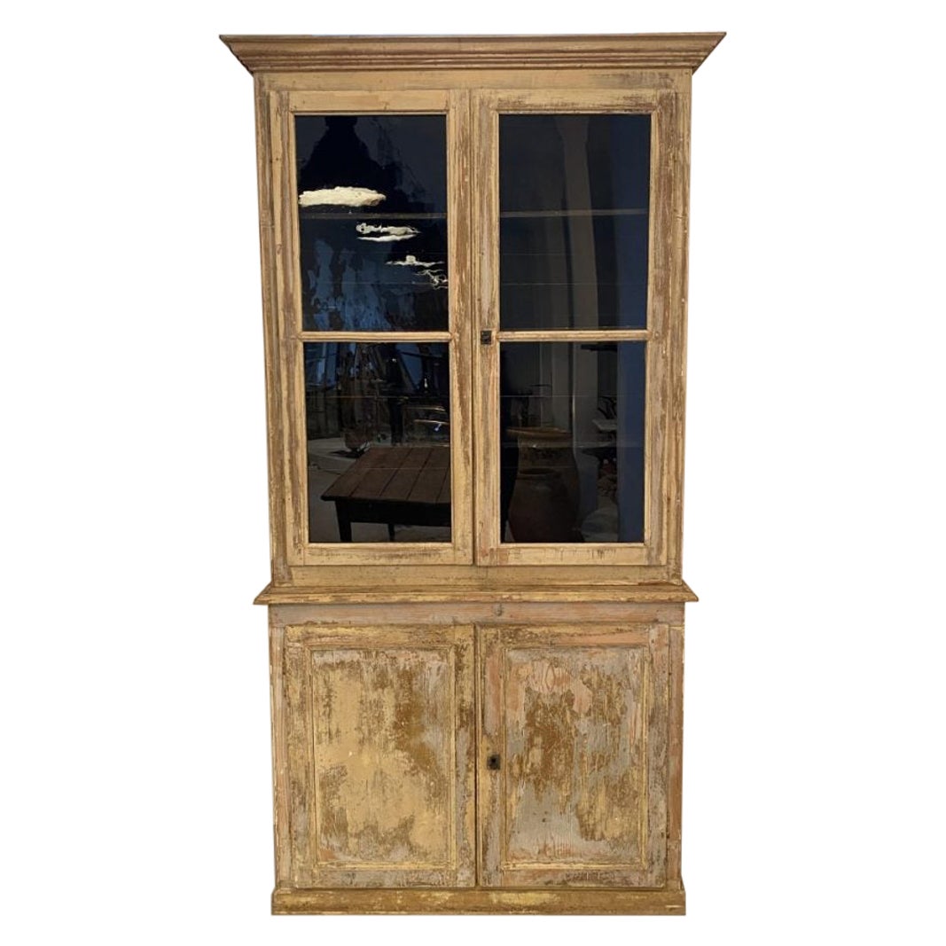 Lovely Display Cabinet / Tallboy, France For Sale