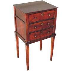 19th C French Directoire Work Table or Nightstand