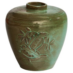 Karl Svensson Attribution, Vase, Ceramic, Sweden, 1930s