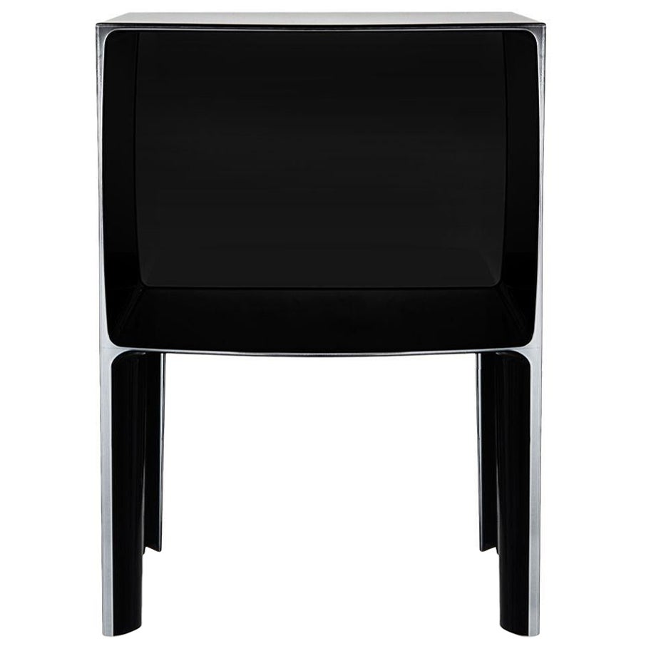 Kartell Ghost Buster Nightstand in Black by Philippe Starck & Eugeni Quitllet For Sale