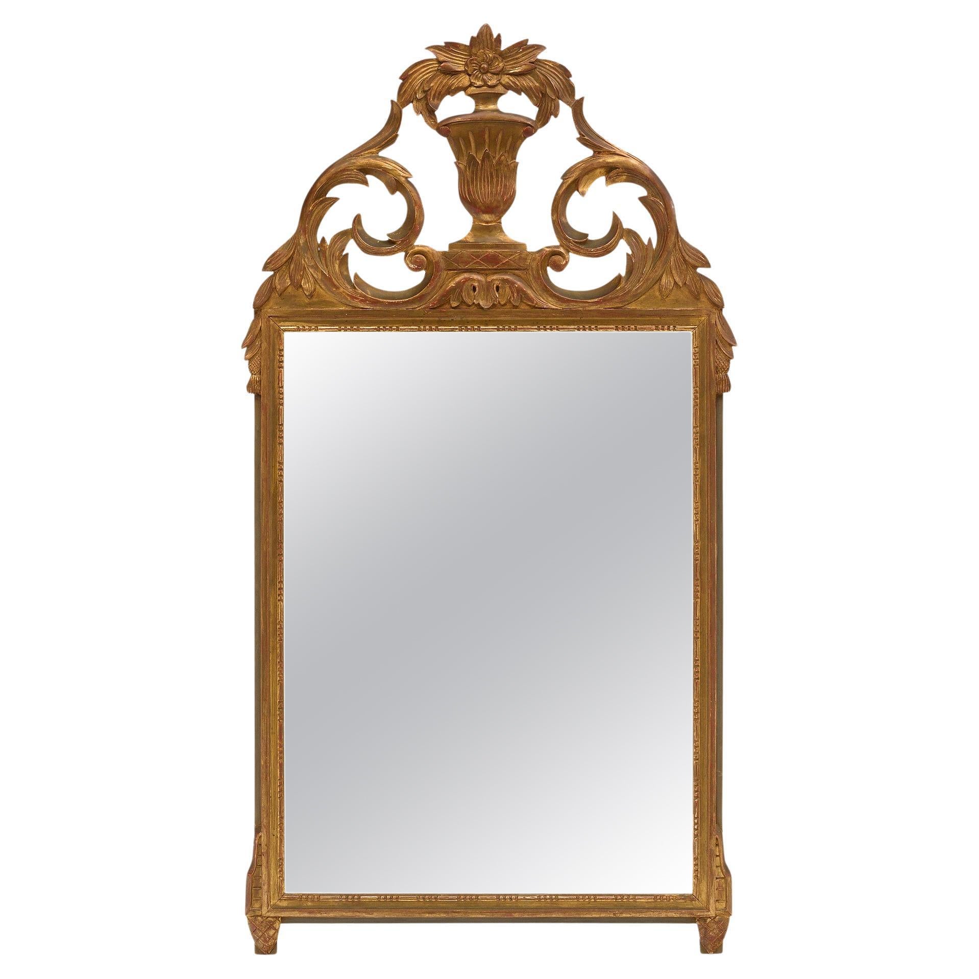 Miroir français de style Louis XVI