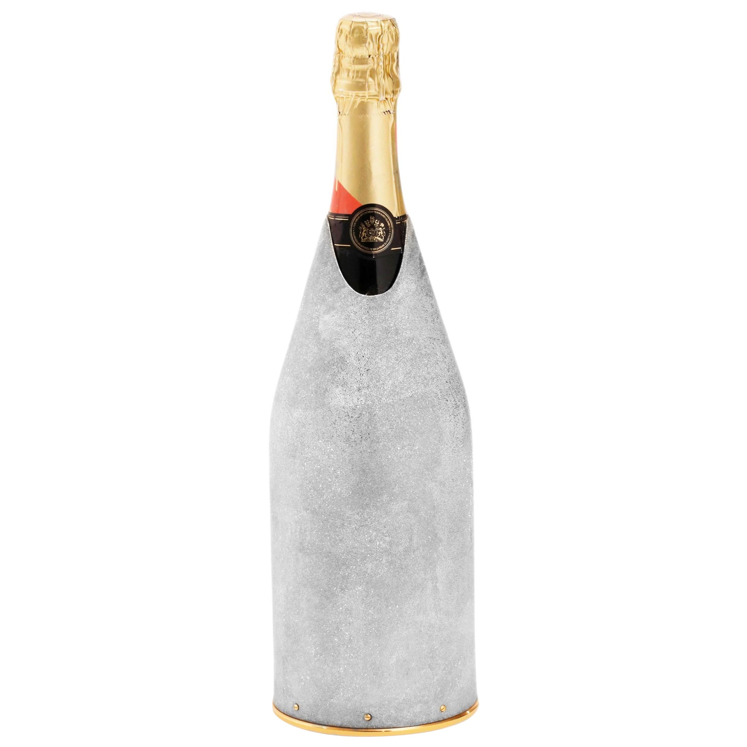 K-OVER Champagne, MOON PERSONALIZZABILE, argento 999/°°, Italia For Sale