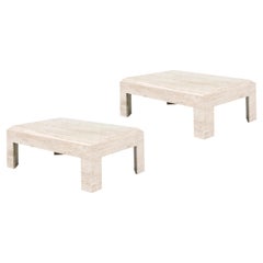 Used Italian Travertine Coffee Tables