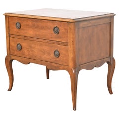 Baker Furniture French Provincial Fruitwood Commode or Chest of Drawers