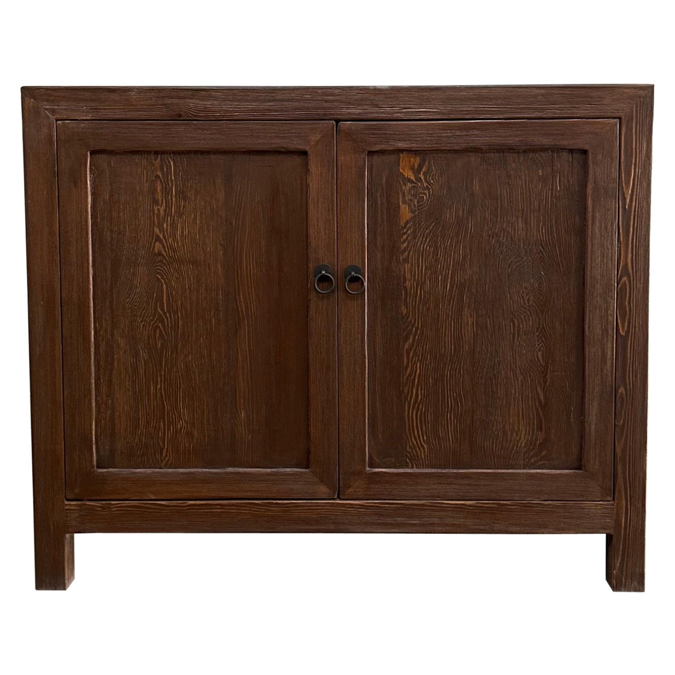 Reclaimed Wood 2 Door Cabinet  For Sale