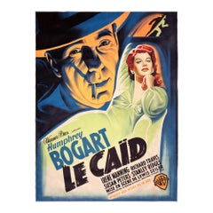 Vintage The Big Shot 1949 French Grande Film Poster, Boris Grinsson