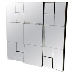 Retro Neal Small Faceted Slopes Mirror