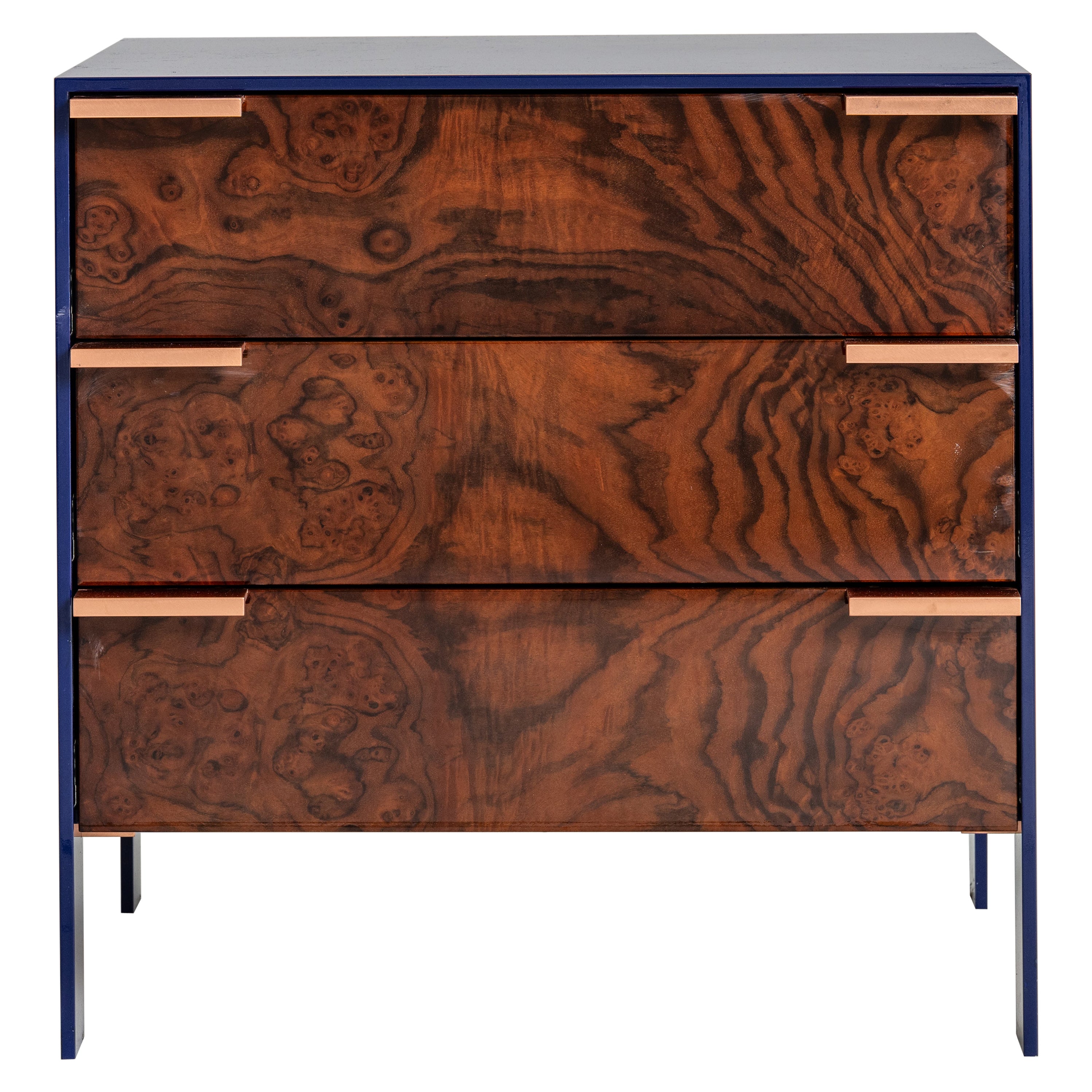 Johansson Cabinet End Table Walnut Burl For Sale