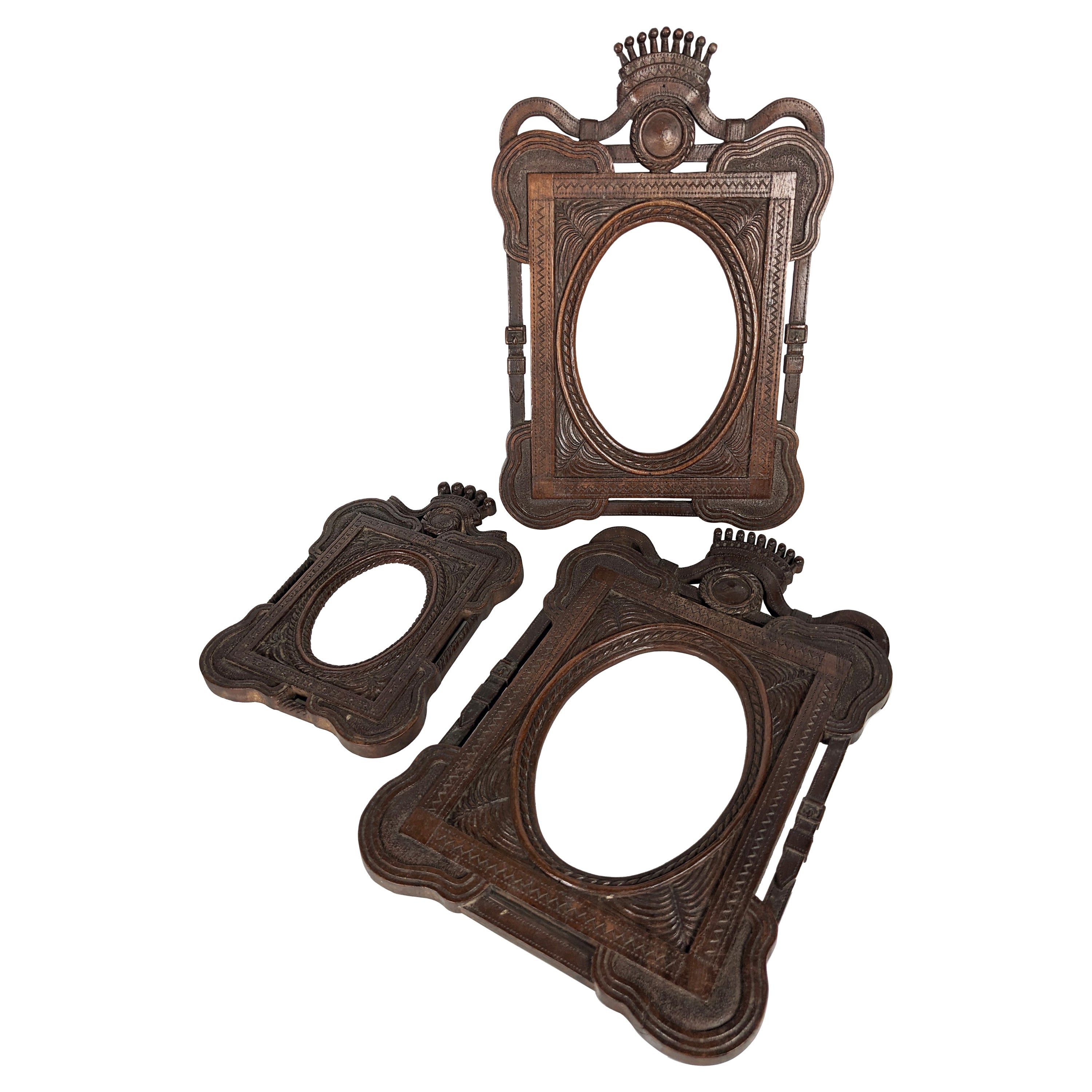 Hand Carved 19th Century European Frames