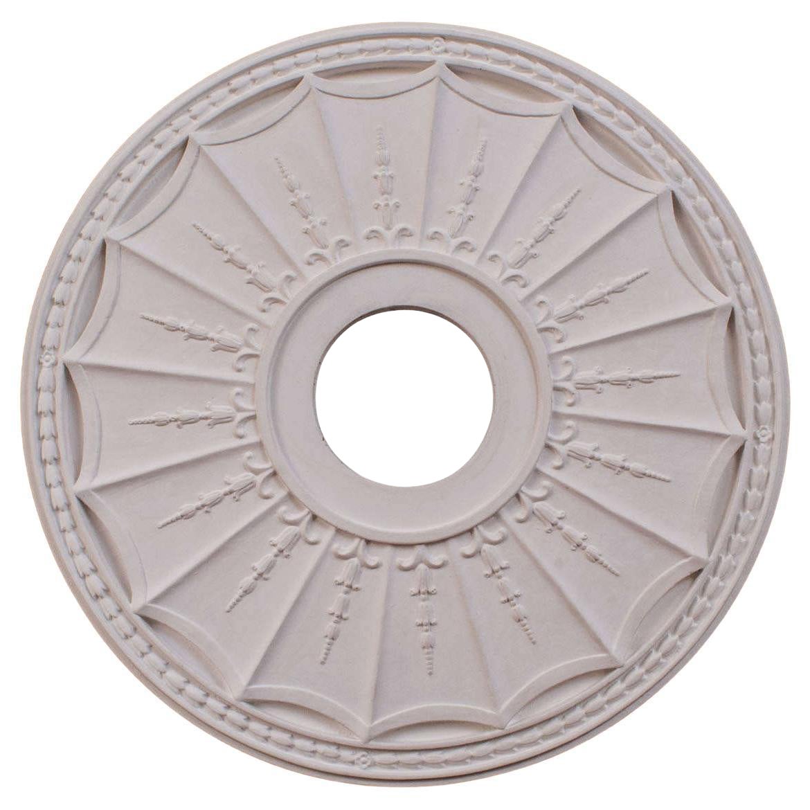 "Marquette" Plaster Ceiling Medallion For Sale