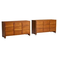 Conant Ball, Chests of Drawers, Walnut, USA, 1950s